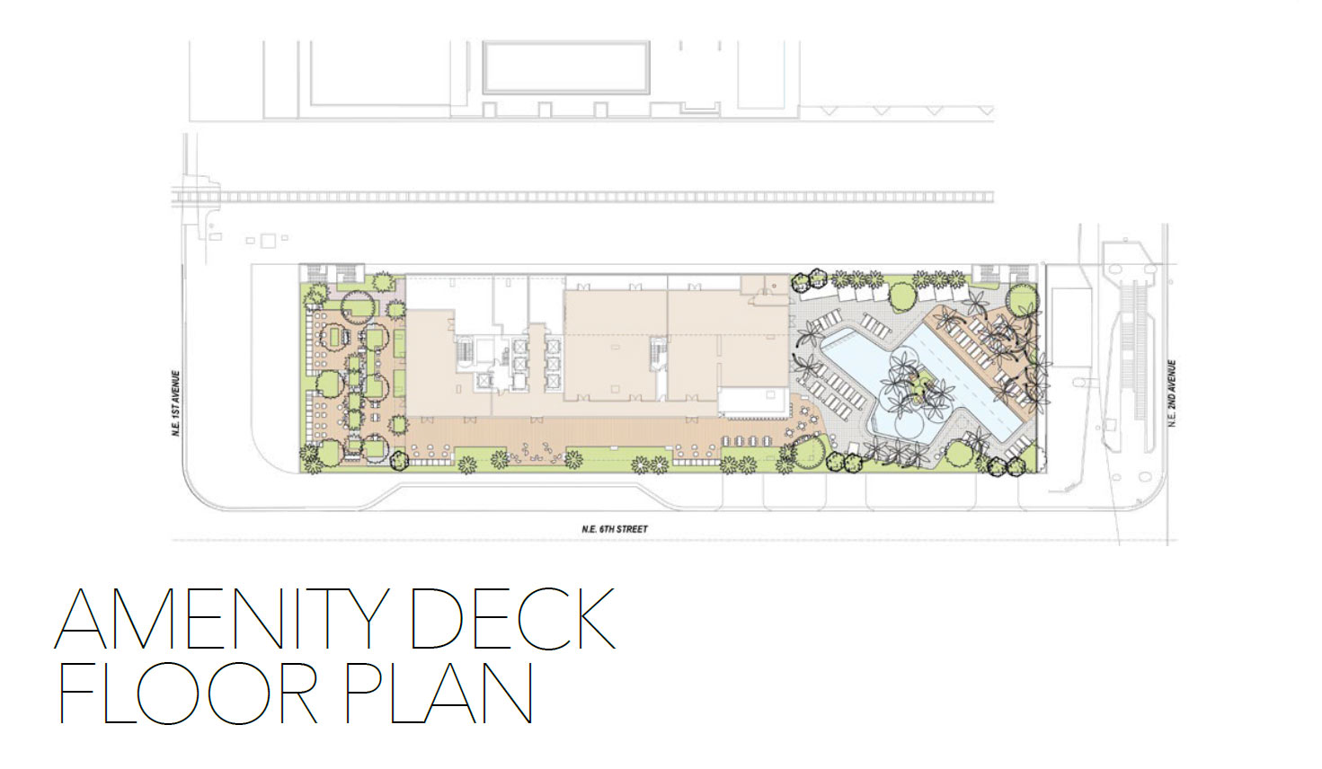 Natiivo Amenity Deck Floorplan